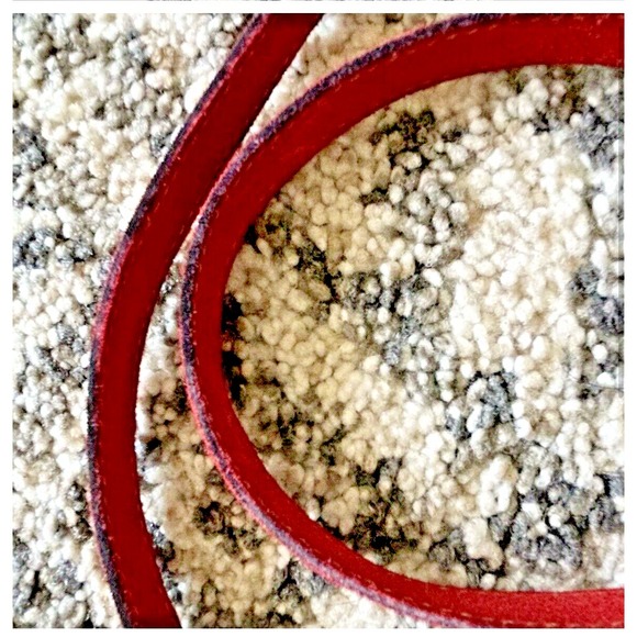 Unbranded Red Mini Suede Crossbody with Pockets - Picture 2 of 4